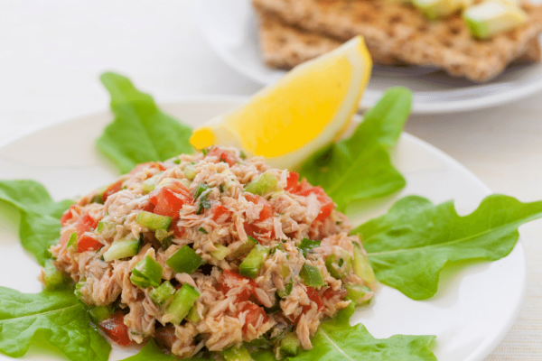 Tuna Salad with Mixed Veggies