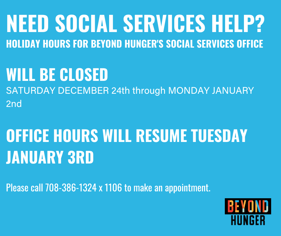 HOLIDAY HOURS SOCIAL SERVICES