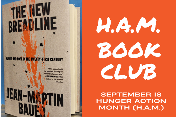 September is Hunger Action Month Image of The New Breadline Book of the Month
