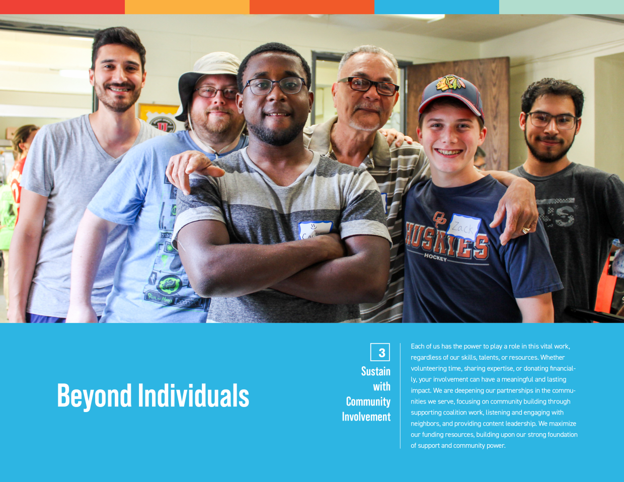 Beyond Individuals: Sustaining with Community Involvement