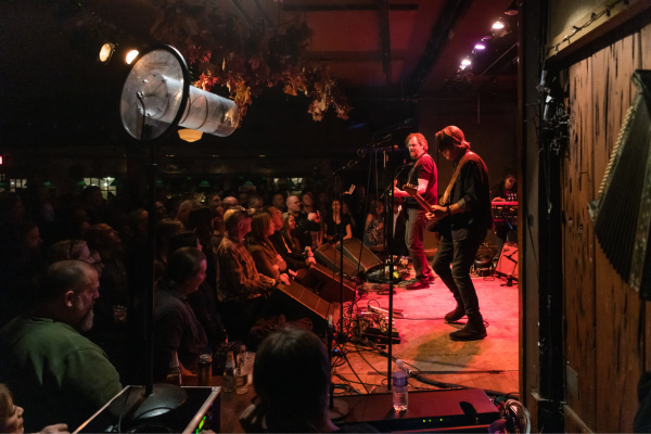 Concertgoers rocking out at 2023 benefit