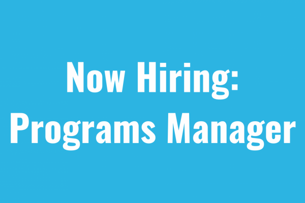 Beyond Hunger Now Hiring Programs Manager 