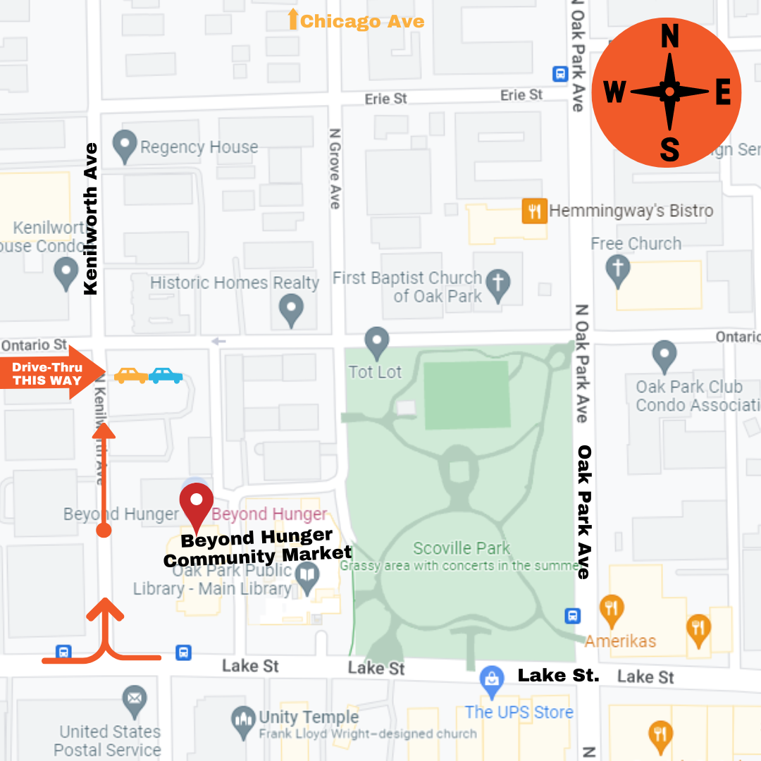 kENILWORTH NORTHBOUND MAP