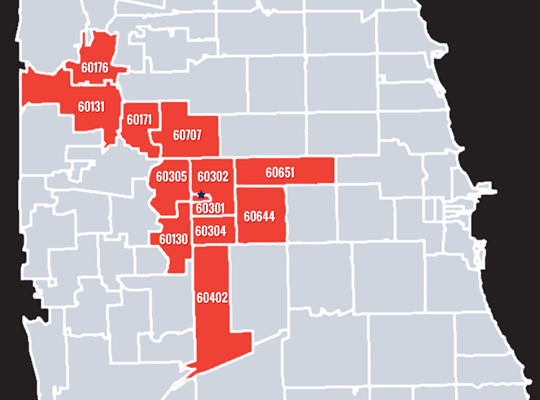 zip code map