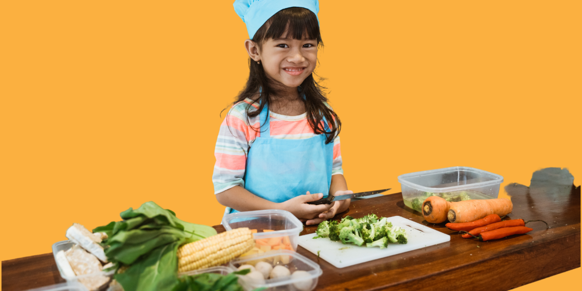 Little Girl Cooking