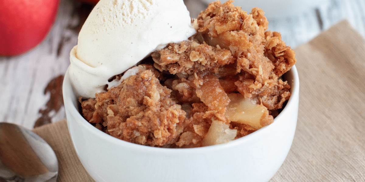 Lighter Apple Crisp