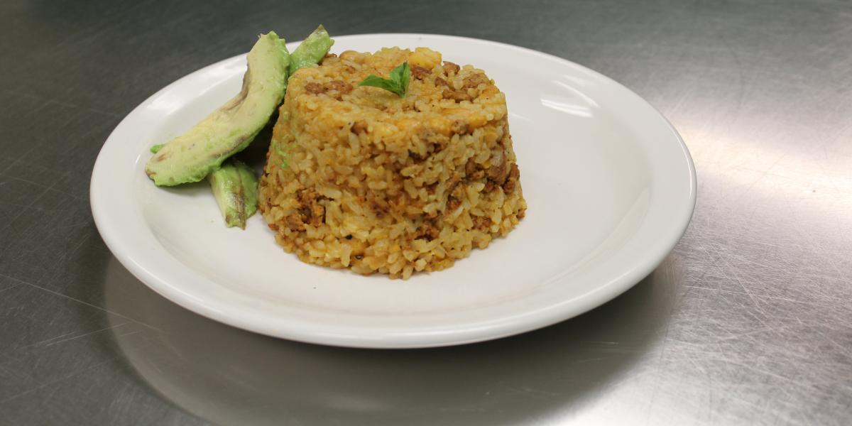 ARroz con chorizo y garbanzos