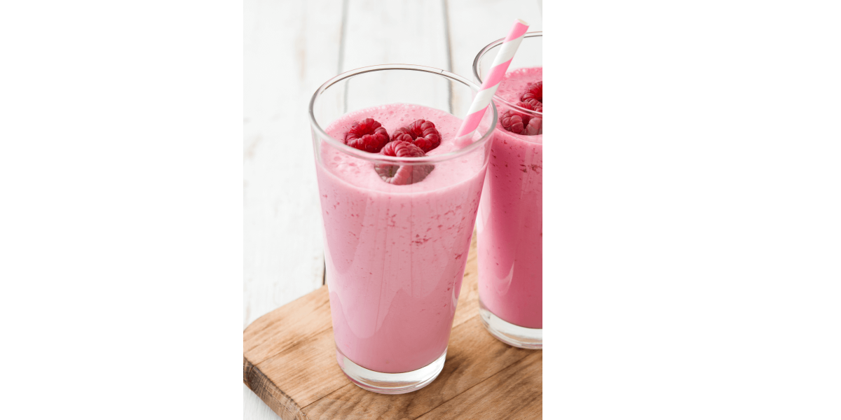 strawberry, raspberry, cauliflower, milk, smoothie, shake