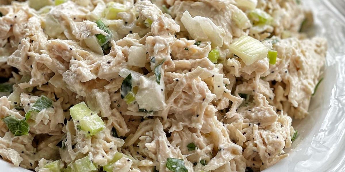 cooked chicken parsley chives dill weed mayo