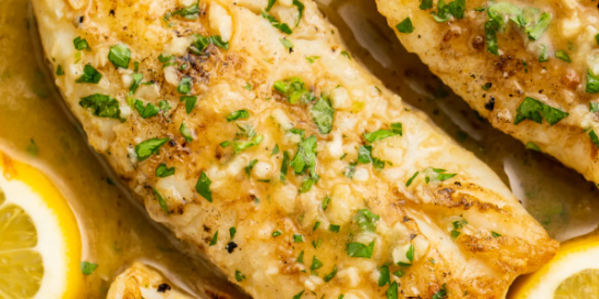 Cod Fillet with Butter and Garlic