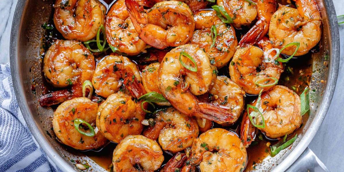 Honey garlic shrimp
