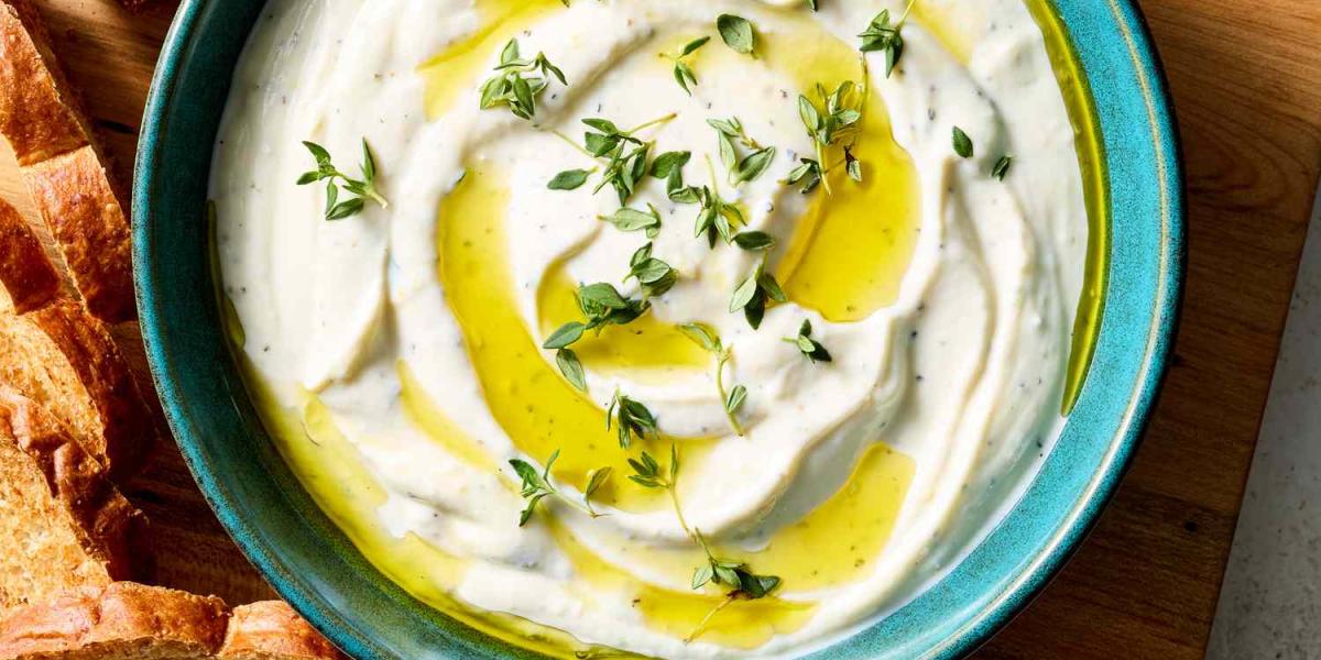 lemon thyme oil shallots ricotta