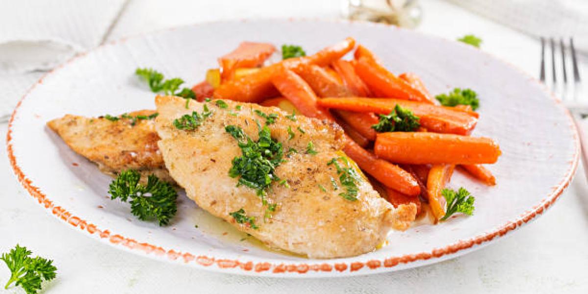 roasted maple chicken and carrots