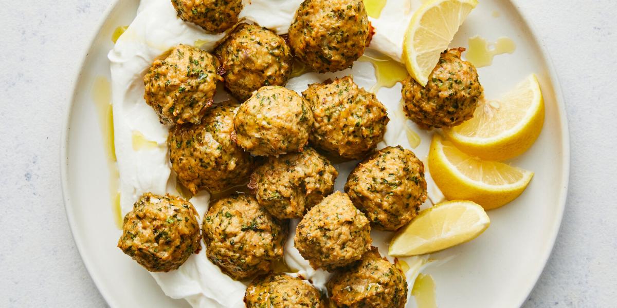 ground chicken mint parsley cilantro garlic