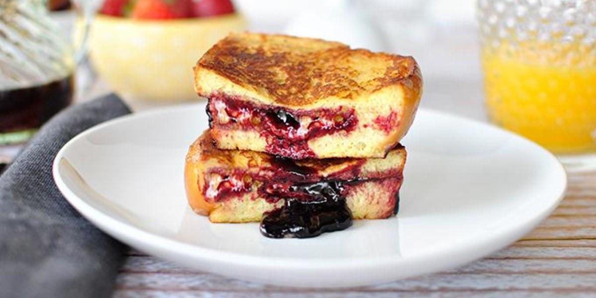 thick bread jam peanut butter