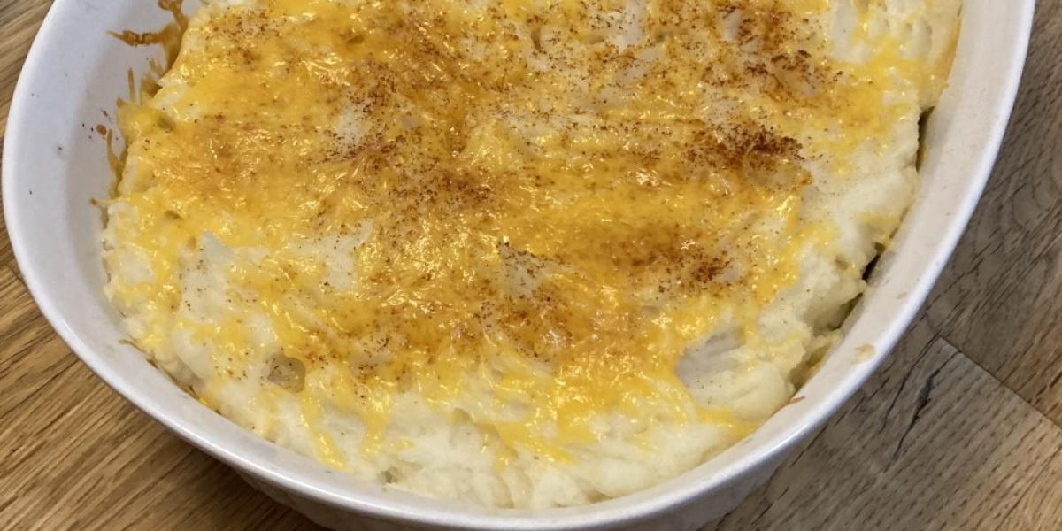 shepherds pie, mashed potatoes, ground turkey, mixed vegetables