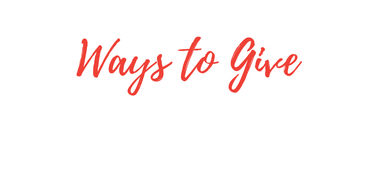 wAYS TO GIVE