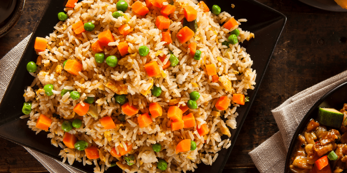 fried rice with mixed vegetables