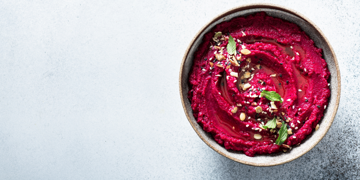 Beet hummus