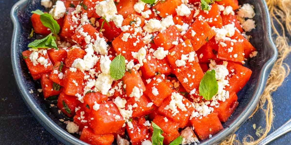 Watermelon salad