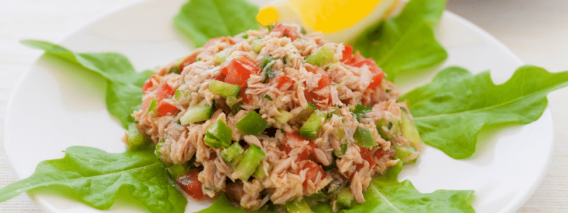 Tuna Salad with Mixed Veggies