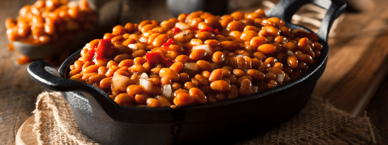 three bean baked beans