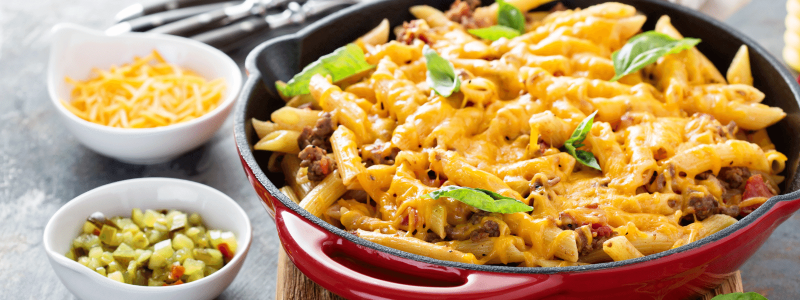 cheesy ground pork