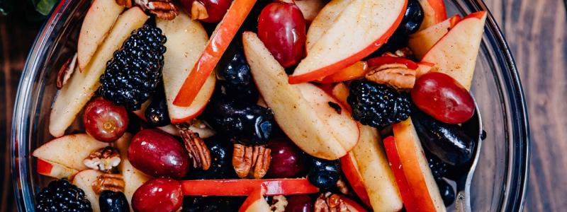 Autumn fruit salad