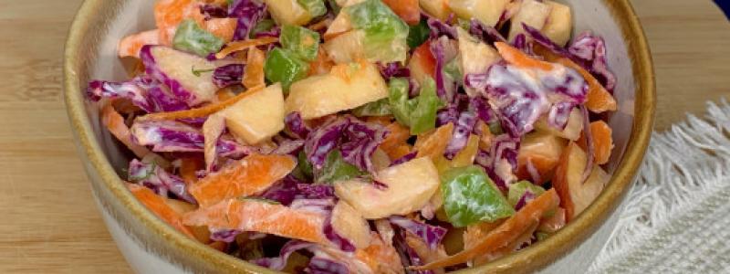 apples carrots cabbage bell pepper