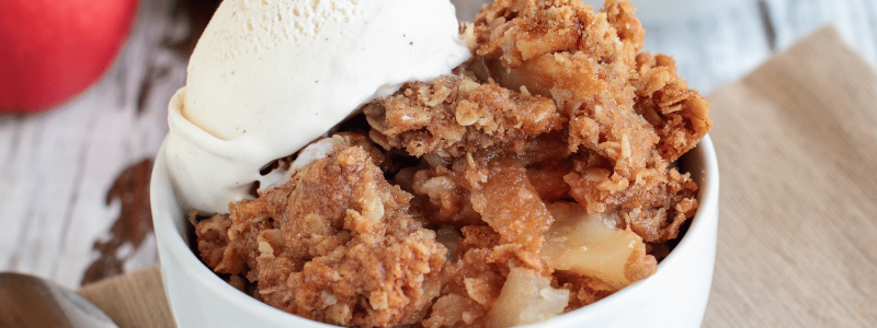 Lighter Apple Crisp