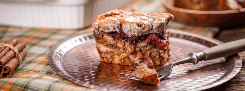 Blueberry Banana Baked French Toast