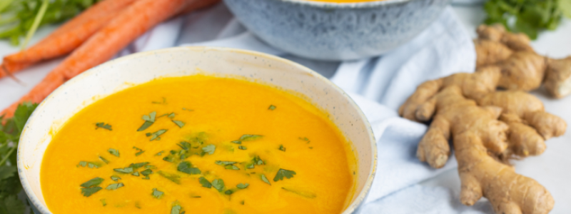 carrot ginger olive oil garlic onion