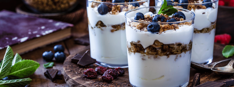 Chocolate Berry Breakfast Parfait