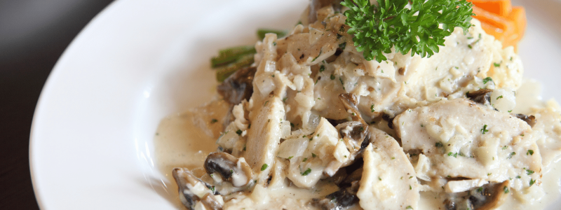 creamy chicken cutlets