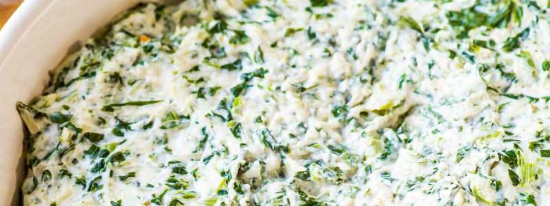water chestnuts cream cheese cottage cheese spinach