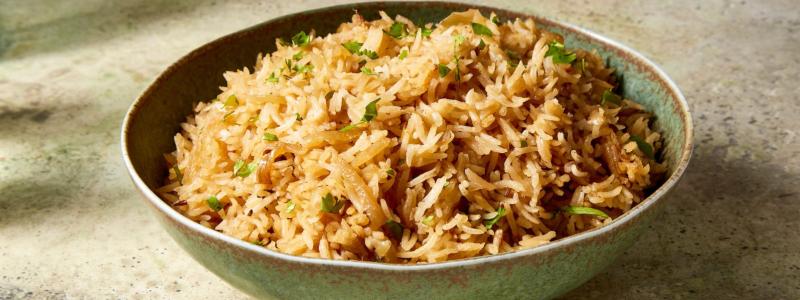 Rice with Caramelized Onions