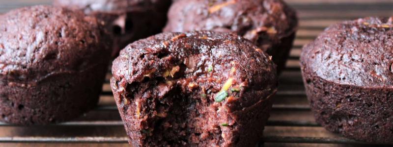 whole wheat flour cocoa powder vegetable oil honey zucchini 