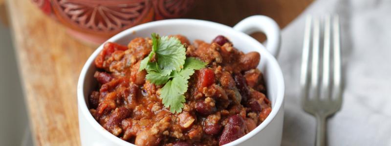 ground beef onion bell peppers pinto beans kidney beans