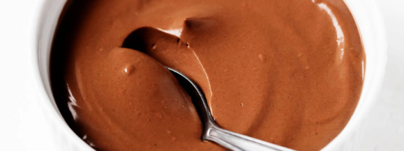 Silken tofu chocolate pudding