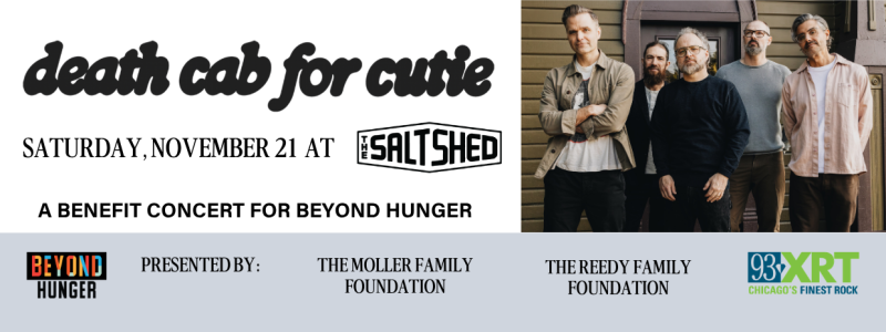 Death Cab for Cutie fall benefit concert slider