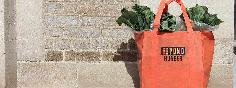 BH Orange bag with greens