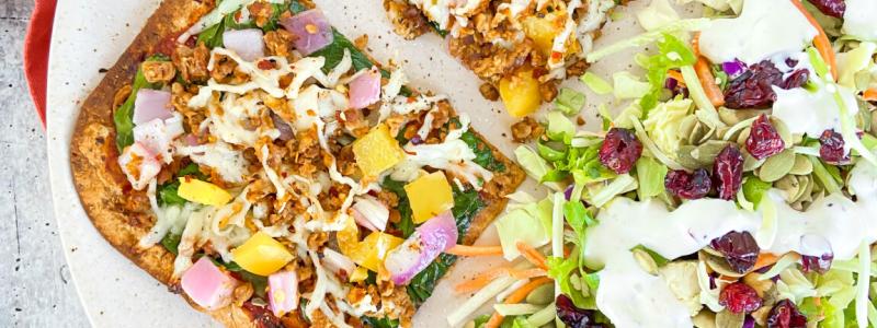 Veggie Flatbread Pizza