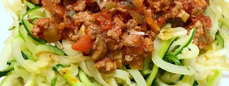 zucchini basil crushed tomatoes garlic mushroom