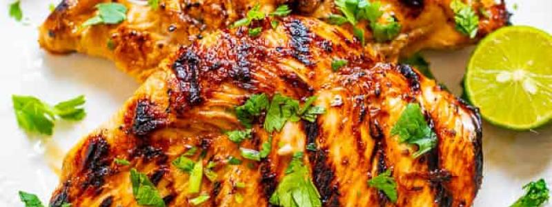chicken breast lime cilantro honey garlic