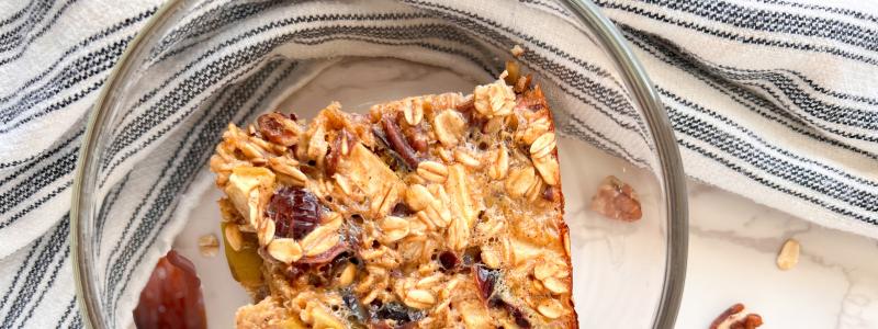 rolled oats dates apples frozen cranberries pecan 