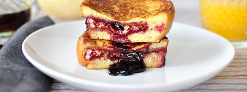 thick bread jam peanut butter