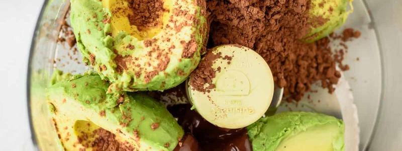 avocado cocoa powder milk vanilla