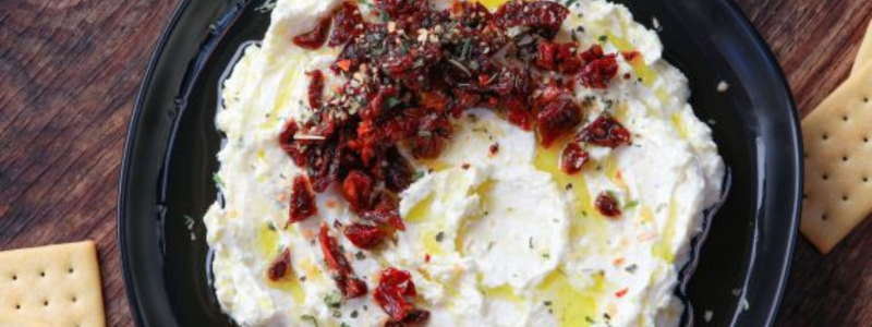 Whipped feta dip