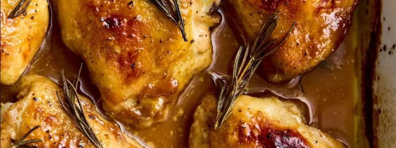 Maple Dijon Chicken Thighs