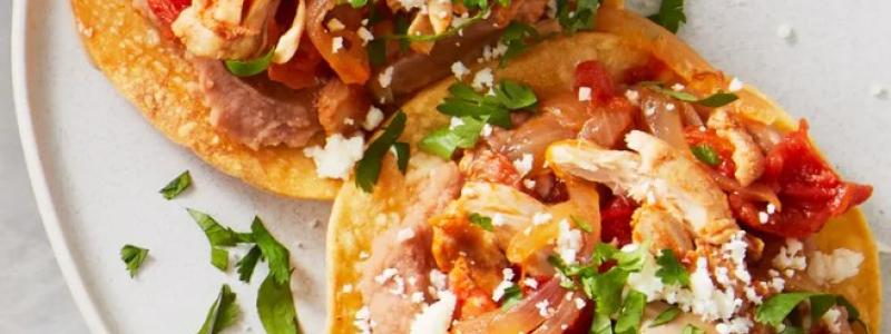 Chicken Tinga Tostadas